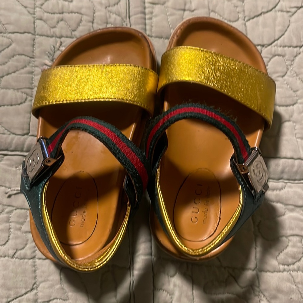 Gucci girls sandals